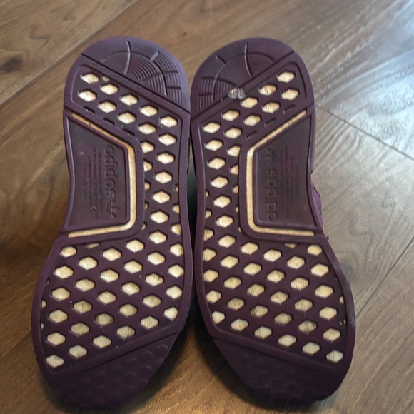 Adidas Primeknit NMD Victory 1 in Crimson Burgundy Athletic Shoes - Picture 4 of 7